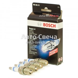 Свеча зажигания Bosch Super 4 FR 91 X