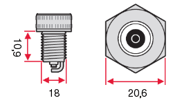 Размеры Свеча зажигания Denso Standard MA16PR-U