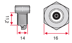 Размеры Свеча зажигания Denso Standard T14PR-U15