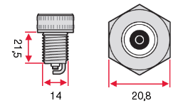 Размеры Свеча зажигания NGK Standard SD10A