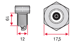 Размеры Свеча зажигания Bosch Standard Super XR 2 CE 0